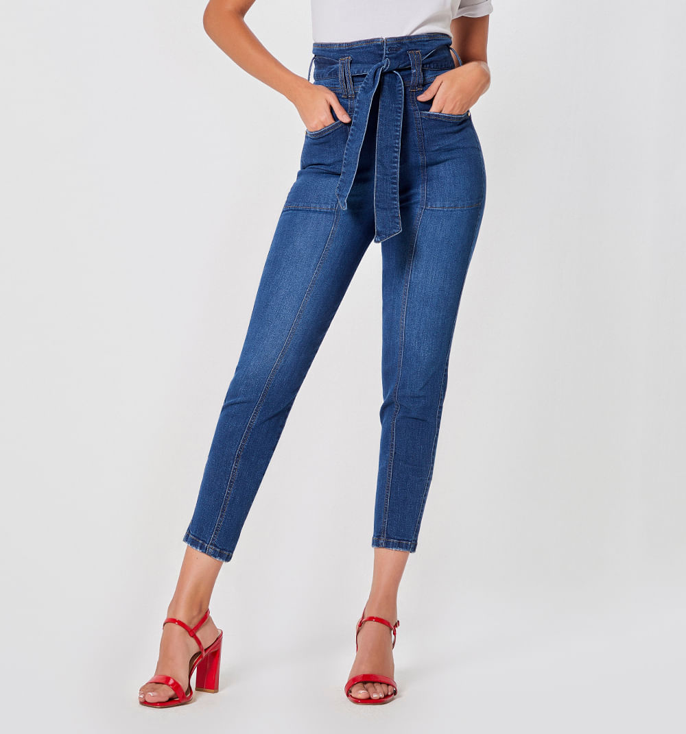 JDY - Jean skinny - Délavage moyen