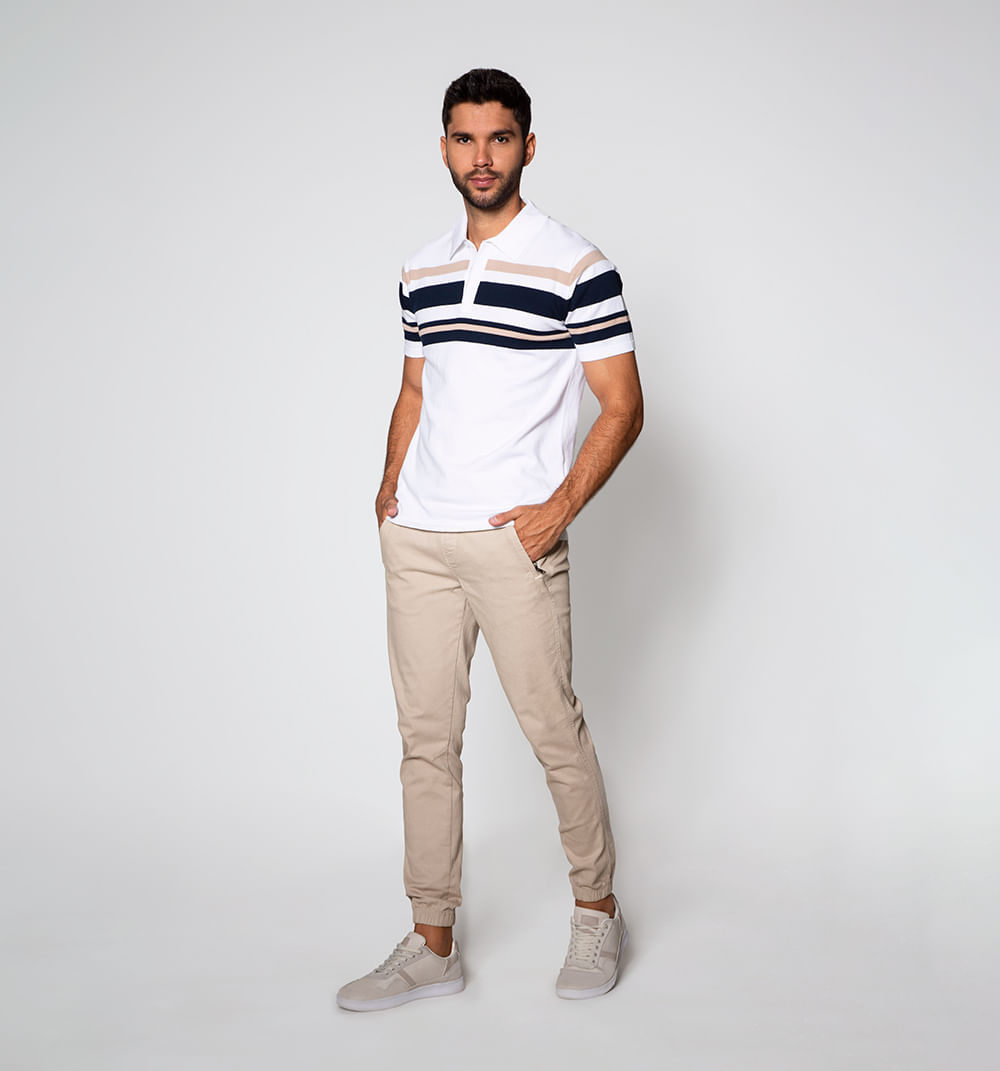 Polos en Hombre BLANCO – Studio F