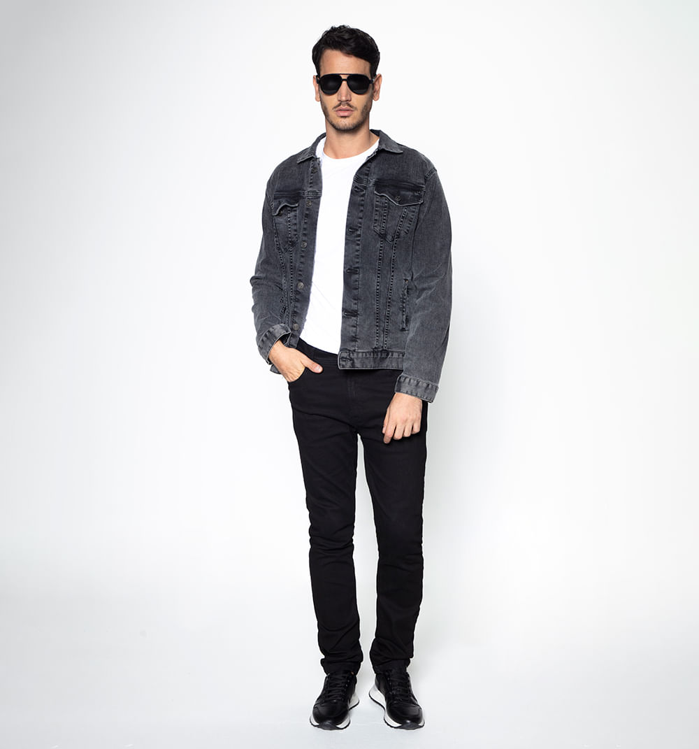 Chaqueta Tejana Hombre Chaqueta Guess Originals Kit Denim Azul