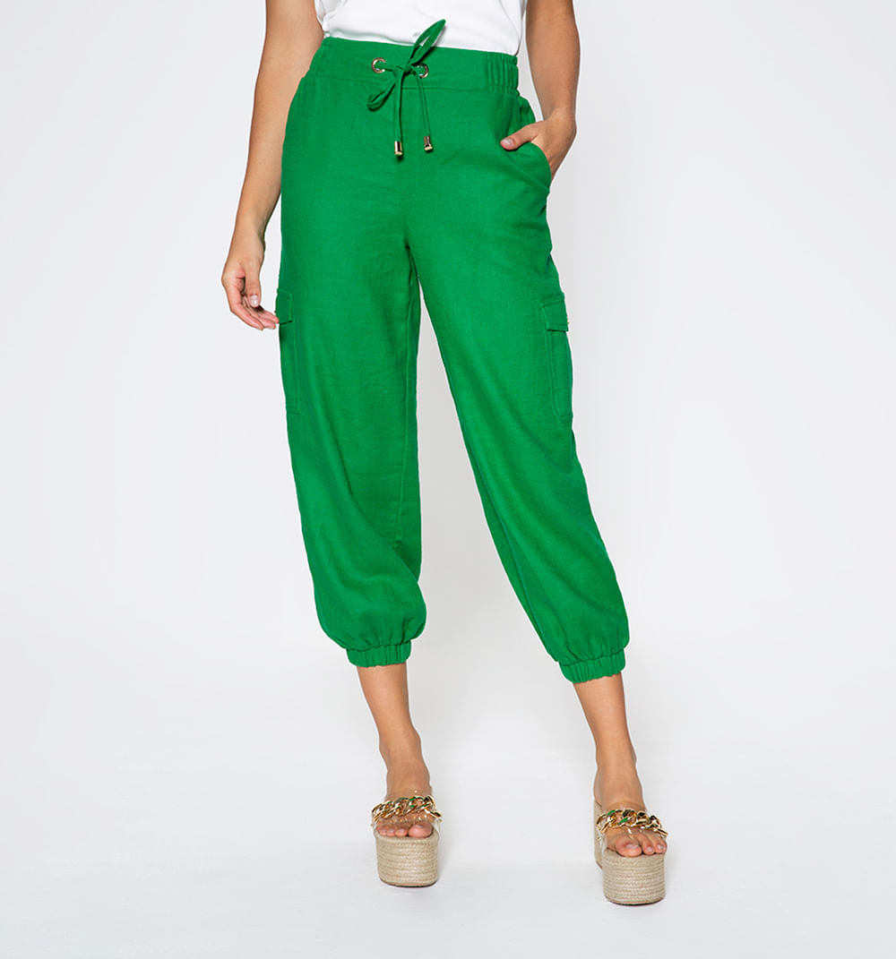 Pantalón Adidas Mujer Ht Flex Zo Verde B45683