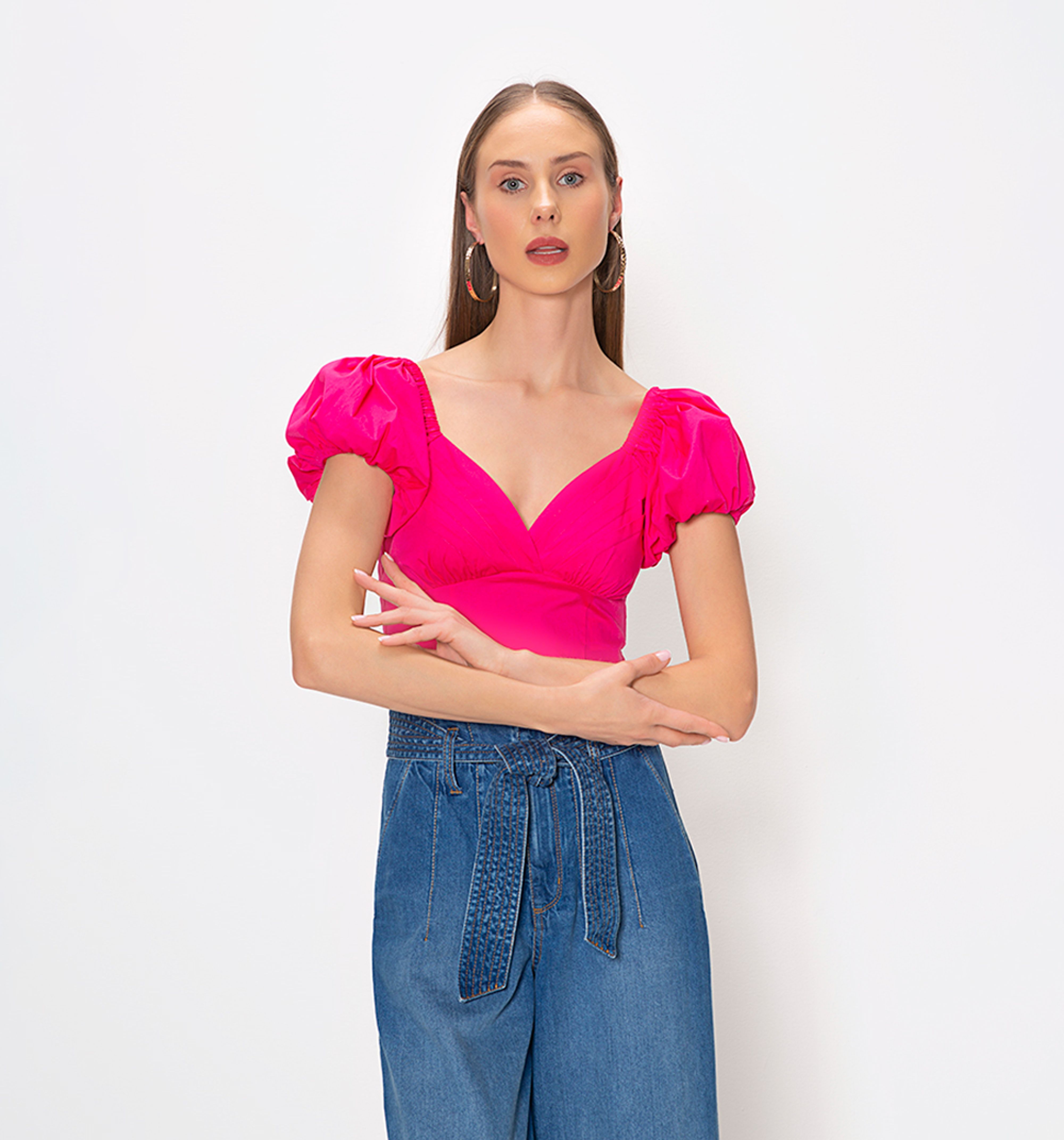 Blusas con alforzas sales