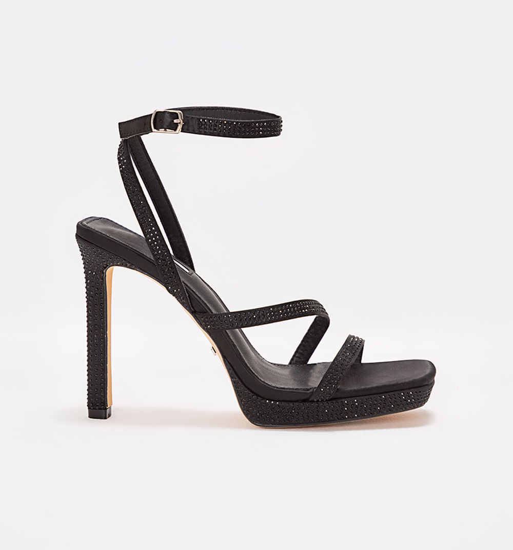 Tacon discount sandalia negro