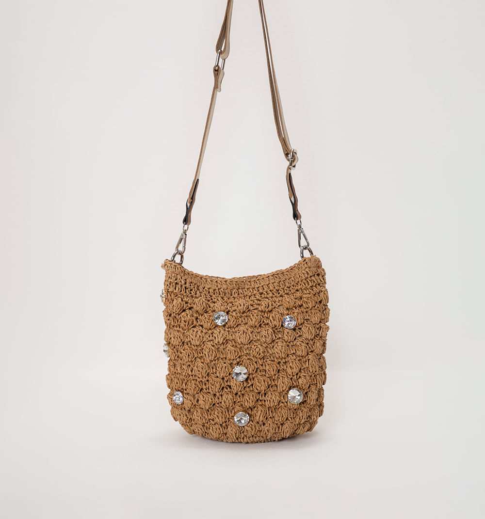 Mochila en fibra natural con riata studi Studio F