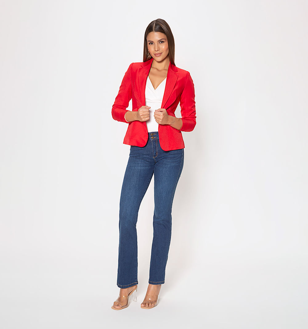 Blazer de 2025 mujer rojo