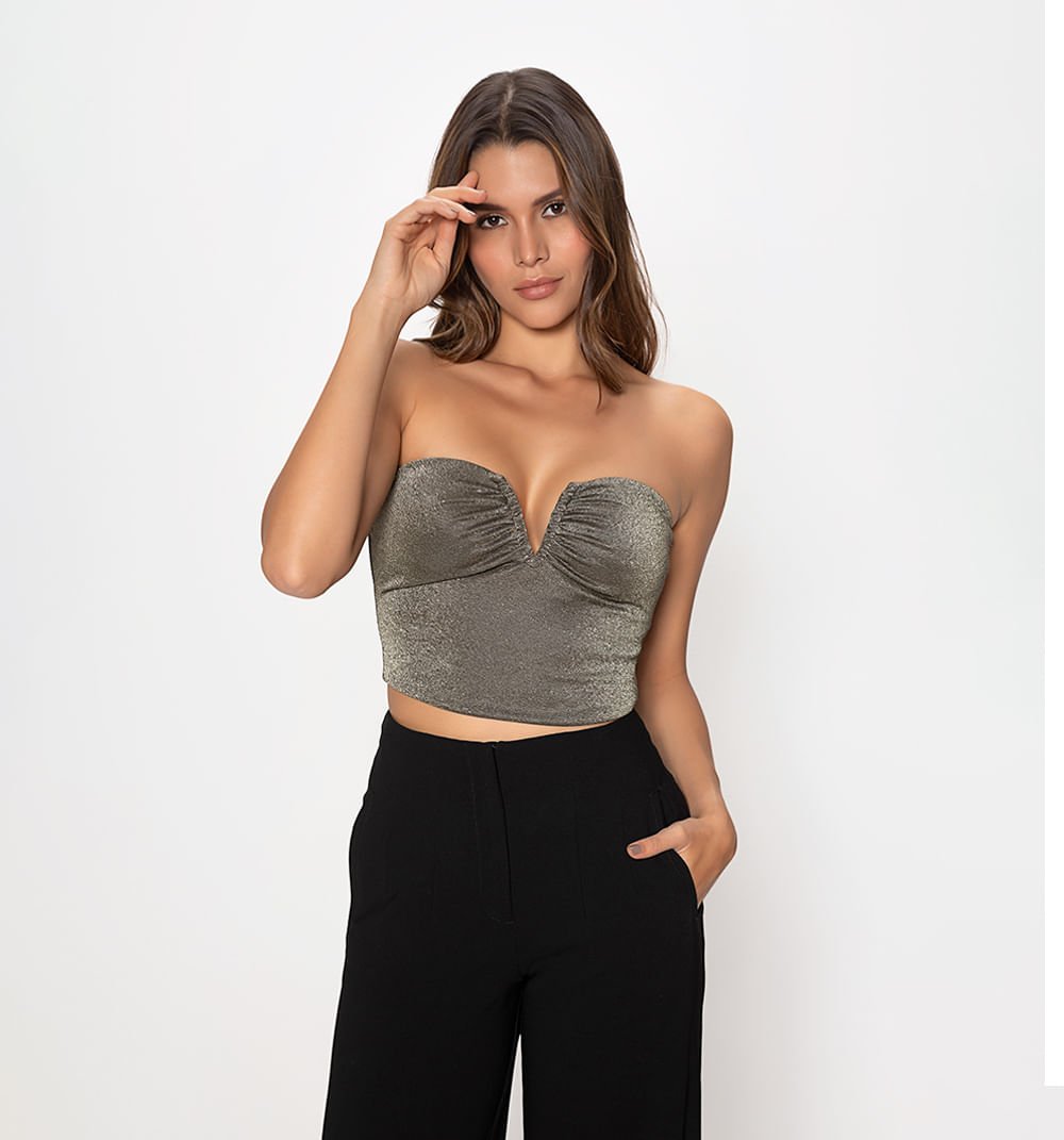 Blusa strapless discount