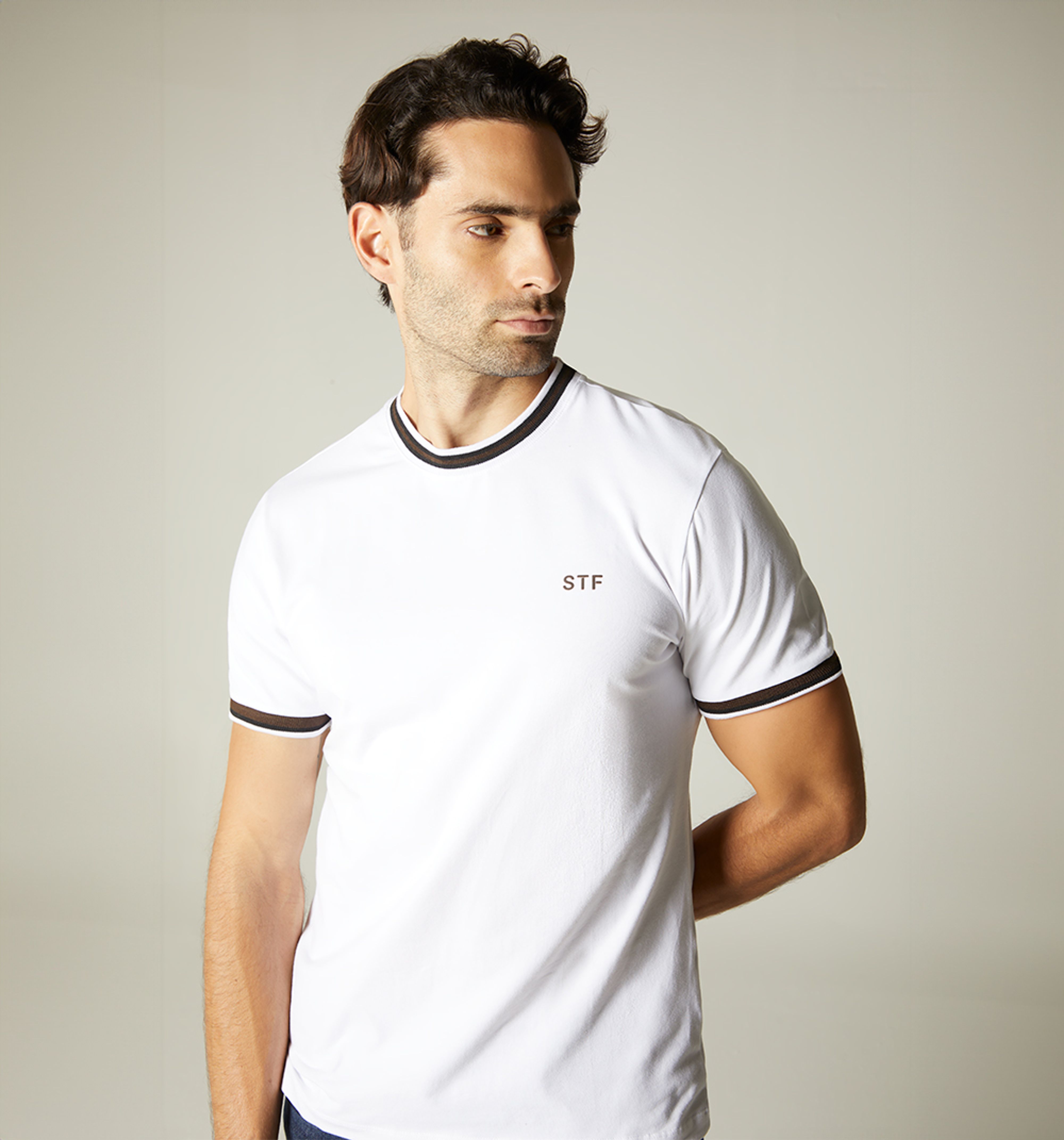 Hombre Camisetas . XL BLANCO Studio F