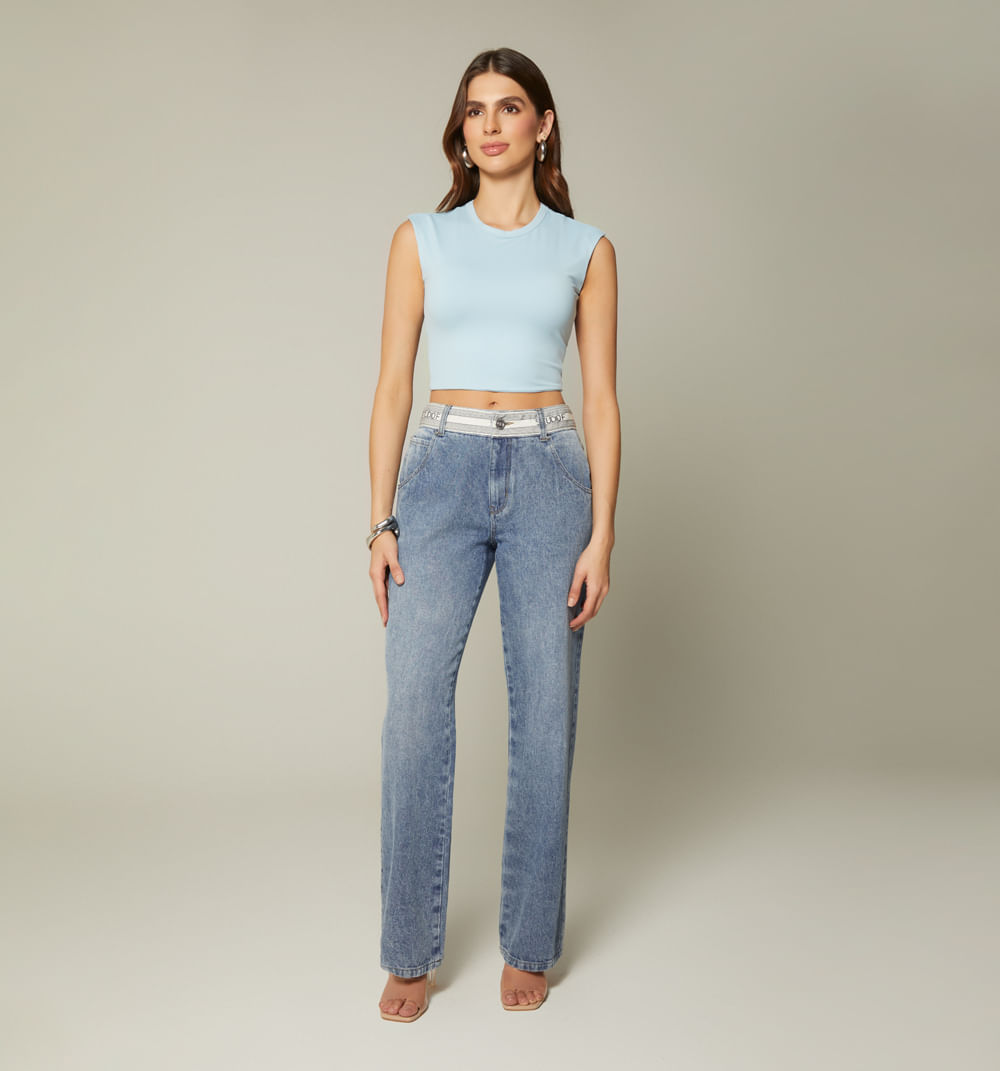 Blusa crop espalda entorchada