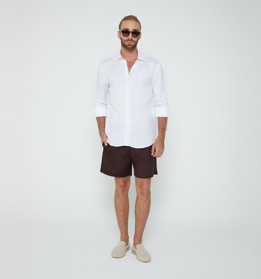 Camisa de lino para hombre