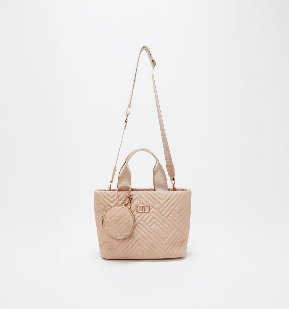 Bolso mano acolchado con pocket